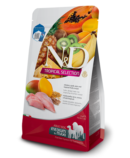  Фармина/Farmina N&D Tropical Selection корм для собак средних и крупных пород Курица  2кг