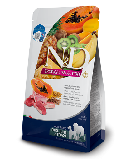  Фармина/Farmina N&D Tropical Selection корм для собак средних и крупных пород Ягненок  2кг