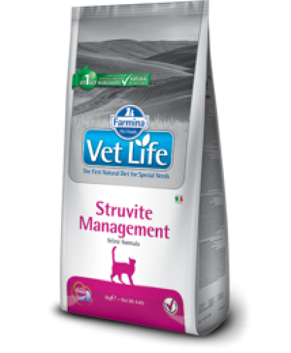  Фармина/Farmina Vet Life Cat Management Struvite корм для кошек профилактика рецидивов МКБ  400гр
