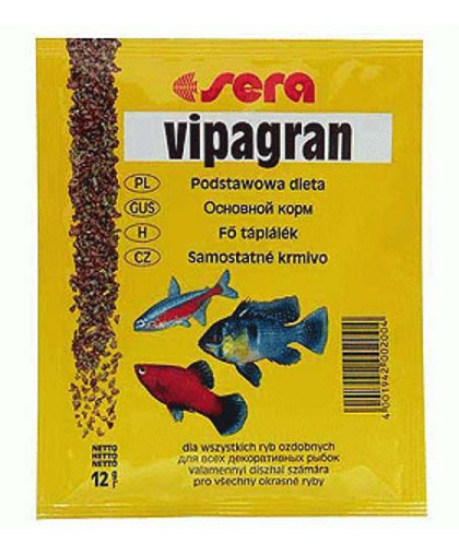  Sera Vipagran корм для декоративных рыб хлопья  12 гр.