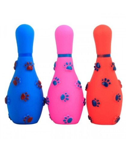  Игрушка для собак Кегля виниловая  14*5,5см VT5061 Алькор