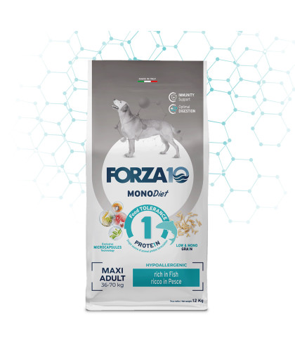 Форца10/Forza10 Diet корм для собак крупных пород гипоаллергенный Рыба 12кг Форца10/Forza10 Diet корм для собак крупных пород гипоаллергенный Рыба 12кг