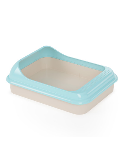 Туалет для кошек Мур-мяу с бортом 45,5*35,5*15 см голубой Альтернатива Туалет для кошек Мур-мяу с бортом 45,5*35,5*15 см голубой Альтернатива