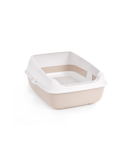 Туалет для кошек с высокими бортами 50,5*39*23 см серый Альтернатива Туалет для кошек с высокими бортами 50,5*39*23 см серый Альтернатива