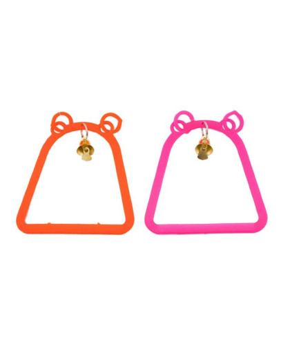  Игрушка для птиц Качели Евро с колокол.  9,5*9,5см