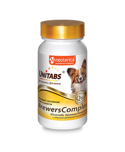 Юнитабс для мелк собак Бреверс с пив.дрож. мелк.пород 100таб (д/улучш. состояния кожи и шерсти)*12 Юнитабс для мелк собак Бреверс с пив.дрож. мелк.пород 100таб (д/улучш. состояния кожи и шерсти)*12
