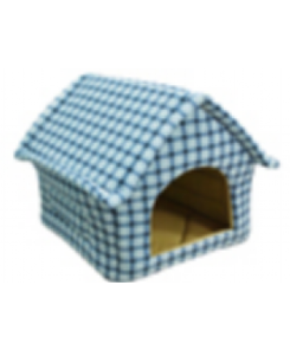 Дом в сине-белую клетку 37*35*37см Уют Дом в сине-белую клетку 37*35*37см Уют