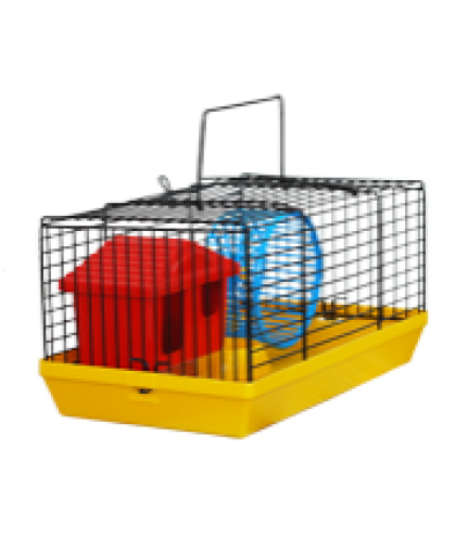  Клетка для грызунов с этажом укомплектованная  27*15*16см Уют*10