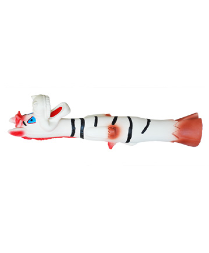 Игрушка для собак Зебра длинная с пищалкой латексная 30см Уют Игрушка для собак Зебра длинная с пищалкой латексная 30см Уют