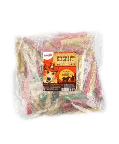  Брава/BraVa Шериф лакомства для собак палочка с тапиокой 5"/12,5см  8гр 12шт