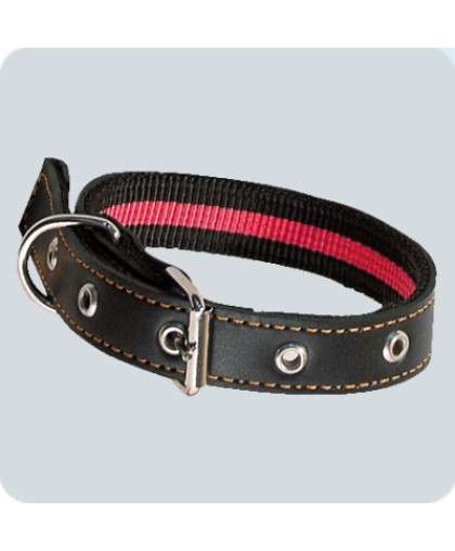 Ошейник кож. 25мм -55см(подкл.+табличка) Зооник Ошейник кож. 25мм -55см(подкл.+табличка) Зооник