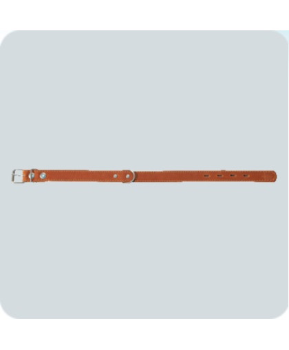 Ошейник кож. 25мм (подкл.+кольцо) 42--52см Зооник Ошейник кож. 25мм (подкл.+кольцо) 42--52см Зооник