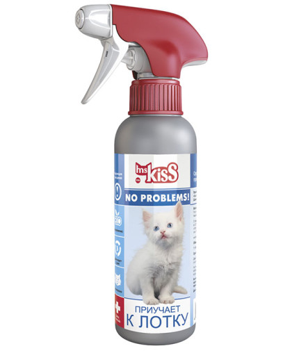 Мисс Кисс Спрей Приучает к лотку 200мл*12 Мисс Кисс Спрей Приучает к лотку 200мл*12