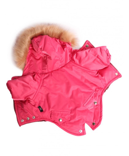 Комбинезон утепленный Winter парка р.S, спинка 25см с капюшоном красный LION Комбинезон утепленный Winter парка р.S, спинка 25см с капюшоном красный LION