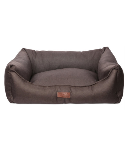 Лежанка Мэдисон со съемным чехлом рS 60*45*20см LM00112-3b коричневый LION Лежанка Мэдисон со съемным чехлом рS 60*45*20см LM00112-3b коричневый LION