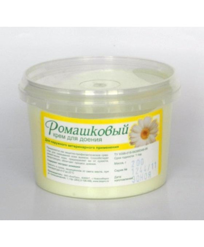 Крем для доения с экстрактом ромашки 200 г *24 Крем для доения с экстрактом ромашки 200 г *24