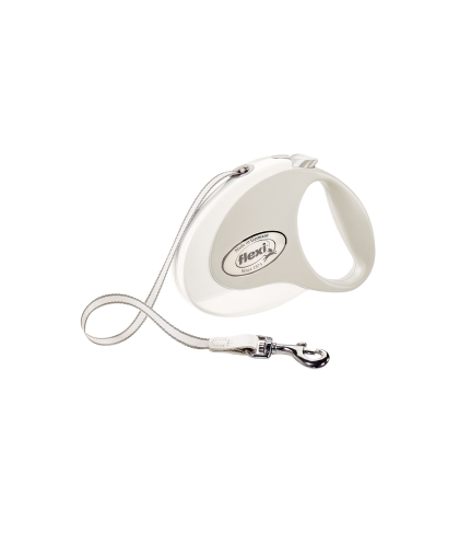  Рулетка Flexi/Флекси Style ремень рМ  5м до 25кг белая