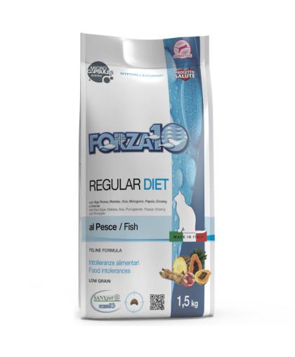 Форца10/Forza10 Diet Корм для кошек гипоаллергенный Рыба 1,5кг Форца10/Forza10 Diet Корм для кошек гипоаллергенный Рыба 1,5кг