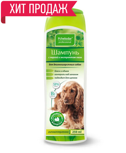 Шампунь Пчелодар для собак длинношерст. с пергой и хвоей 250мл*25 Шампунь Пчелодар для собак длинношерст. с пергой и хвоей 250мл*25