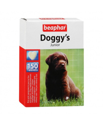 Беафар витамины для собак Doggy`s junior для щенков 150 таб.*12