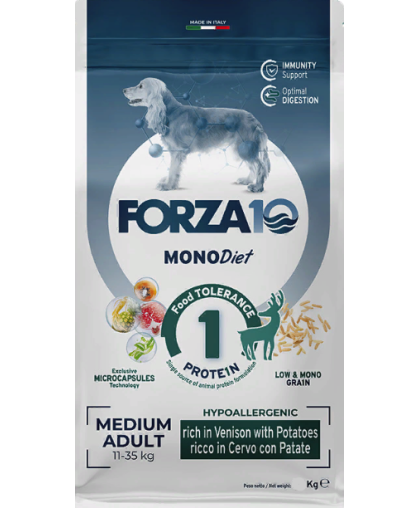 Форца10/Forza10 Diet корм для собак средних пород гипоаллергенный Оленина/картофель 1,5кг Форца10/Forza10 Diet корм для собак средних пород гипоаллергенный Оленина/картофель 1,5кг