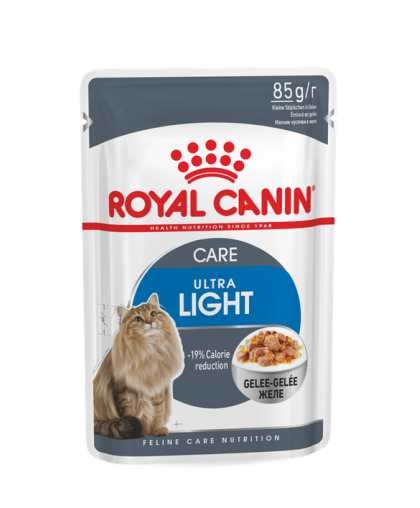  Роял Канин/Royal Canin пауч  85гр корм для кошек Ультра Лайт желе*12