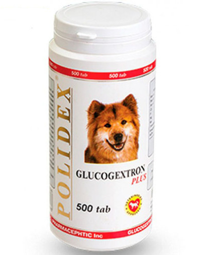  Полидекс 500 Глюкогекстрон плюс уп.  500 таб. с глюкоз. хондр. МСМ*8