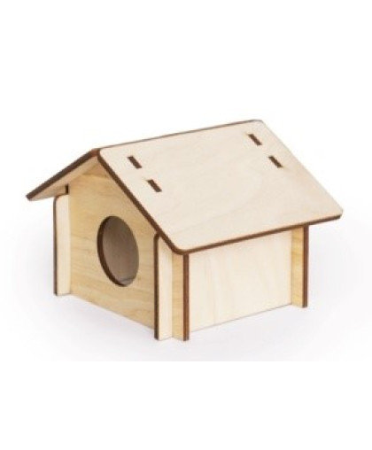 Изба для грызунов без рисунка средняя 170*150*110мм фанера Вариант Изба для грызунов без рисунка средняя 170*150*110мм фанера Вариант