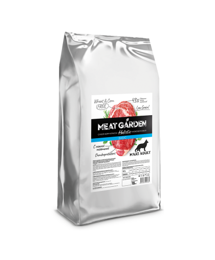 Мит Гарден/Meat Garden Basic Низкозерновой корм для собак крупных пород Телятина 15кг Мит Гарден/Meat Garden Basic Низкозерновой корм для собак крупных пород Телятина 15кг