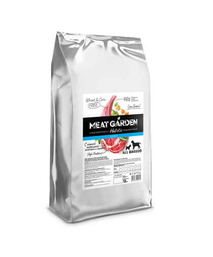 Мит Гарден/Meat Garden Basic Низкозерновой корм для собак всех пород Телятина/Ягненок/Тыква 12кг Мит Гарден/Meat Garden Basic Низкозерновой корм для собак всех пород Телятина/Ягненок/Тыква 12кг