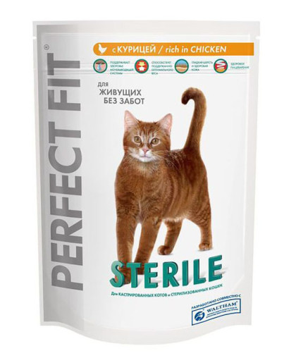 Перфект Фит/Perfect Fit 650г корм для кастр.кот/стерил.кош КУР сух. Перфект Фит/Perfect Fit 650г корм для кастр.кот/стерил.кош КУР сух.