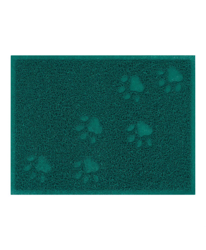 Коврик под миску/туалет 2 в 1 для животных Следы 40*30см зеленый Пижон Коврик под миску/туалет 2 в 1 для животных Следы 40*30см зеленый Пижон
