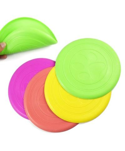  Игрушка для собак летающий мягкий диск Фрисби  18см Антицарапки