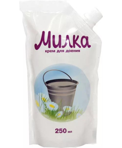 Милка 250 мл крем для и после доения (д/пакет)*30 Милка 250 мл крем для и после доения (д/пакет)*30