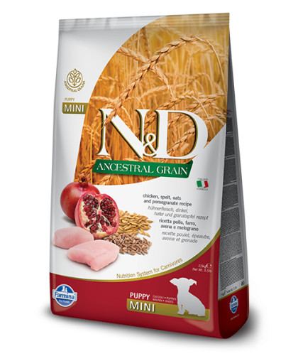 Фармина/Farmina N&D Анцестрал корм для щенков мелких пород Курица с гранатом 2,5кг Фармина/Farmina N&D Анцестрал корм для щенков мелких пород Курица с гранатом 2,5кг