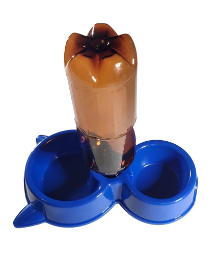 Миска пластиковая с автопоилкой синяя 190мл 24*14*4см Антицарапки Миска пластиковая с автопоилкой синяя 190мл 24*14*4см Антицарапки