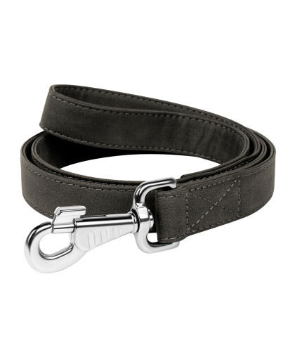  Поводок для собак из искусственной кожи WAUDOG Eco, Ш 25 мм, Дл  122 см серый