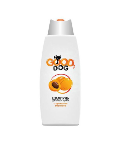  Шампунь Гуд Дог для собак и щенков с ароматом абрикоса  250мл*15