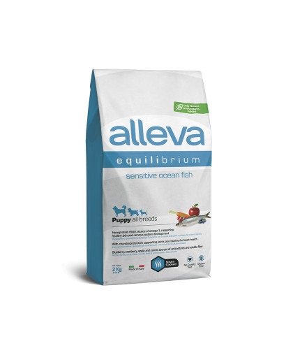 Аллева/Alleva Эквилибриум Суперпремиум корм для щенков всех пород Океаническая рыба 2кг Аллева/Alleva Эквилибриум Суперпремиум корм для щенков всех пород Океаническая рыба 2кг