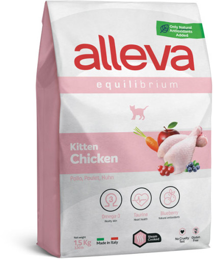 Аллева/Alleva Эквилибриум Суперпремиум корм для котят Курица 1,5кг Аллева/Alleva Эквилибриум Суперпремиум корм для котят Курица 1,5кг