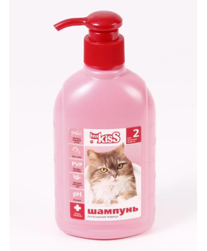 Шампунь-кондиционер Мисс Кисс Роскошная львица для длиной шерсти 200мл*6 Шампунь-кондиционер Мисс Кисс Роскошная львица для длиной шерсти 200мл*6