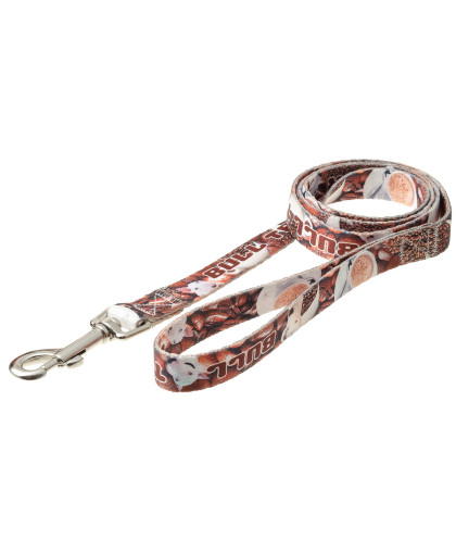 Поводок с карабином Фотопринт-Бультерьер 1,27м*20мм Пет Лайн Поводок с карабином Фотопринт-Бультерьер 1,27м*20мм Пет Лайн