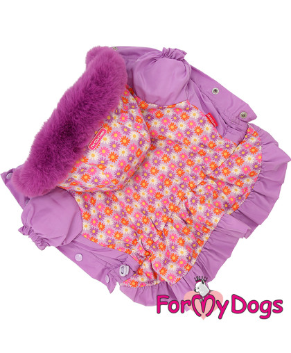 Куртка утепленная для собак р12 спинка 27см розовая/фиолетовая Formydogs Куртка утепленная для собак р12 спинка 27см розовая/фиолетовая Formydogs