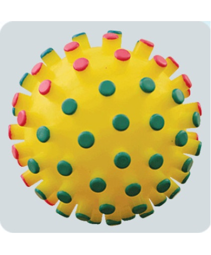  Игрушка для собак мяч мина средняя  100мм Зооник