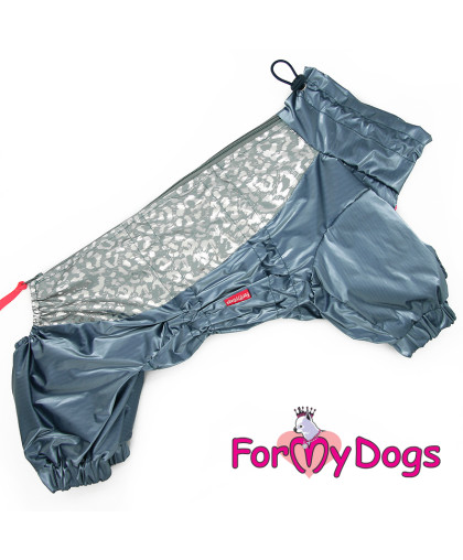 Дождевик для собак р16, спинка 33см серый металлик Formydogs Дождевик для собак р16, спинка 33см серый металлик Formydogs