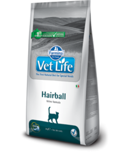  Фармина/Farmina Vet Life Cat Hairball корм для кошек выведение шерстяных комочков  2кг