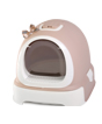 Туалет для кошек Фэнтези с выдвижным поддоном, фильтром, совком и пакетами, какао 55*42*43см Уют Туалет для кошек Фэнтези с выдвижным поддоном, фильтром, совком и пакетами, какао 55*42*43см Уют