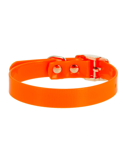 Ошейник биотановый 15мм 26-35см оранжевый Каскад Ошейник биотановый 15мм 26-35см оранжевый Каскад