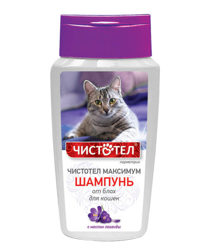 Шампунь Чистотел Максимум от блох для кошек 180мл*36 Шампунь Чистотел Максимум от блох для кошек 180мл*36