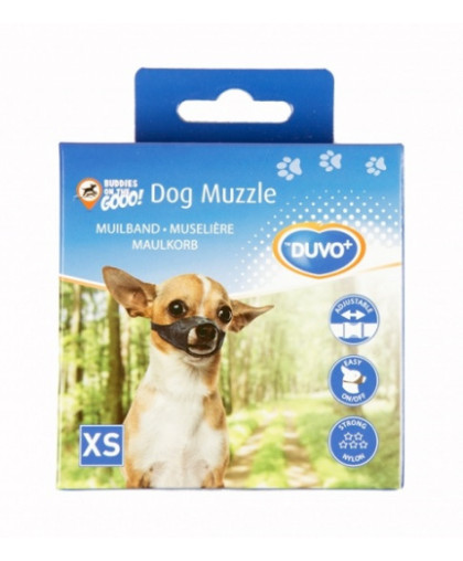 Намордник для собак XS-39-51см Dog Muzzle черный DUVO Намордник для собак XS-39-51см Dog Muzzle черный DUVO